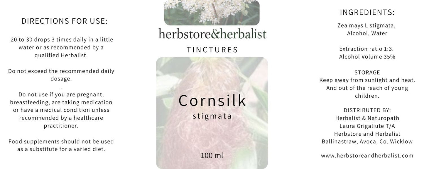 Herbstore & Herbalist Cornsilk tincture.