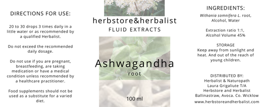 Ashwagandha root fluid extract 100ml