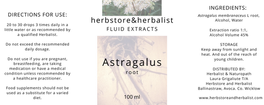 Astragalus root fluid extract 100ml