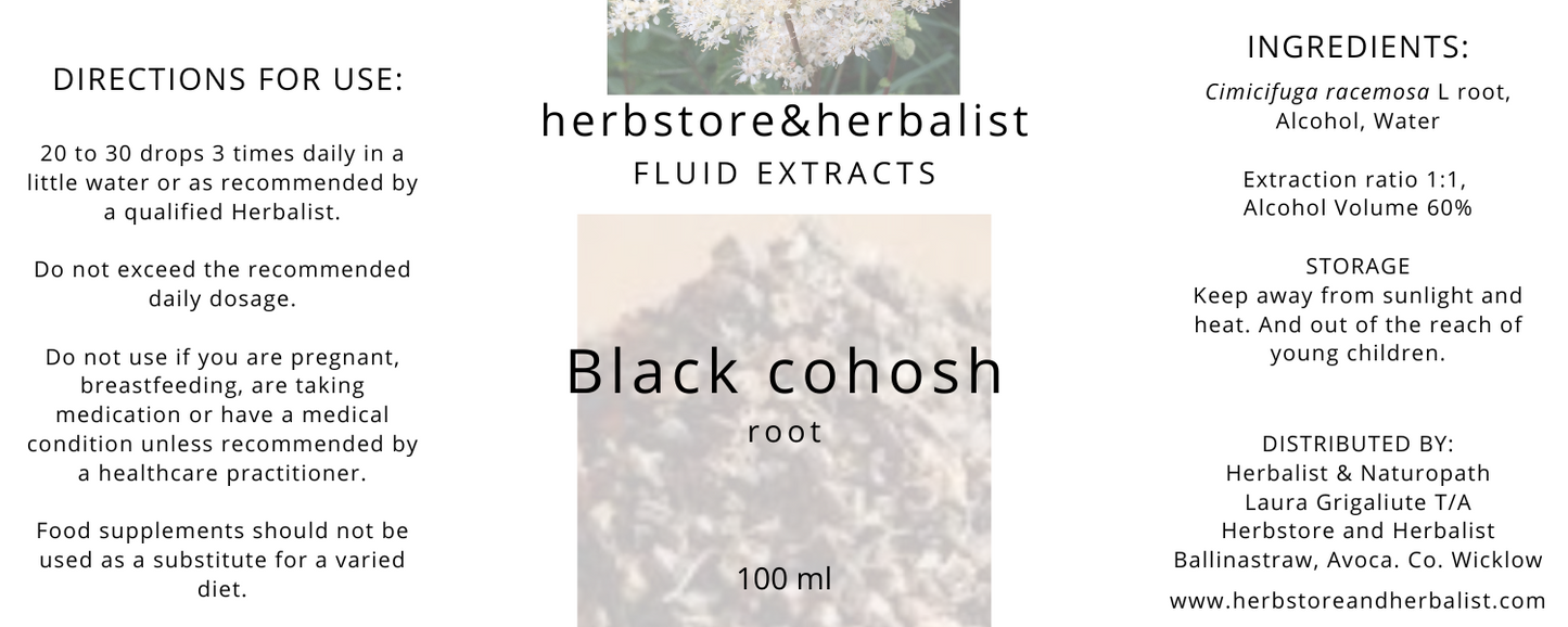 Black cohosh fluid extract 100ml