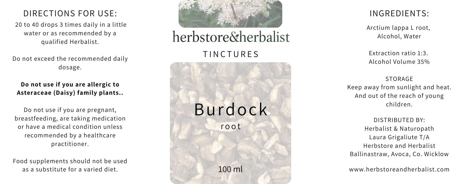 Herbstore & Herbalist Burdock_root_tincture