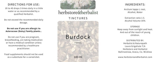 Herbstore & Herbalist Burdock_root_tincture