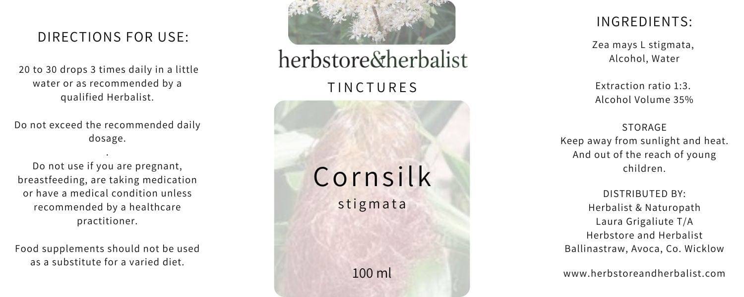 Herbstore & Herbalist Cornsilk tincture.