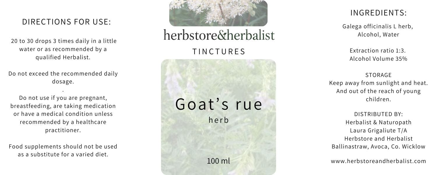 Herbstore & Herbalist Goat's rue herb tincture