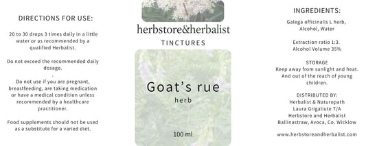 Herbstore & Herbalist Goat's rue herb tincture