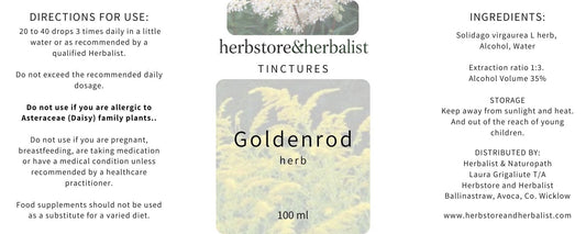 Herbstore & Herbalist Goldenrod tincture.