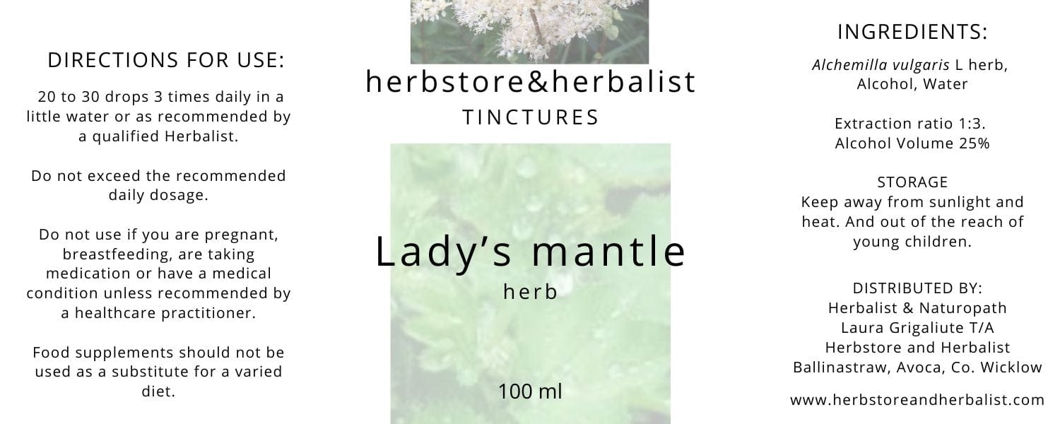 Ladys mantle herb tincture