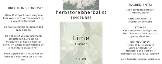 Lime flower tincture 100ml