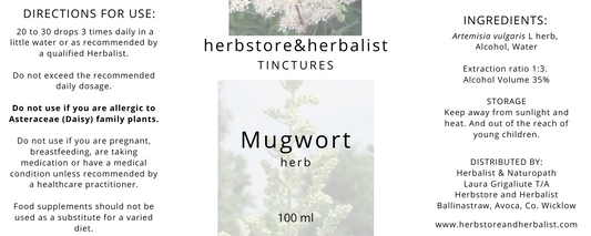 Mugwort herb tincture 100ml
