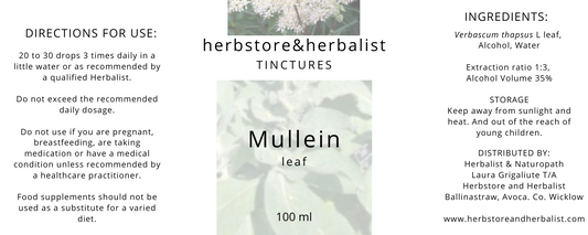 Mullein leaf tincture 100ml