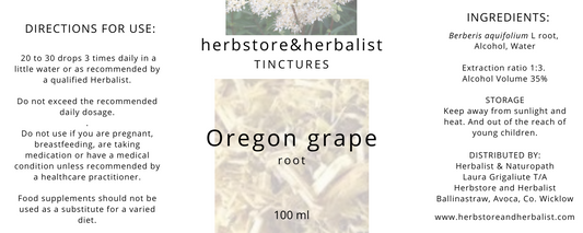 Oregon grape root tincture 100ml