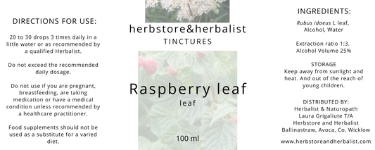 Raspberry leaf tincture 100ml