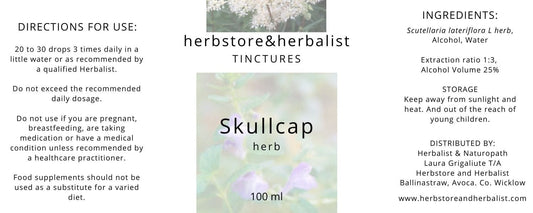 Herbstore and Herbalist Skullcap herb tincture