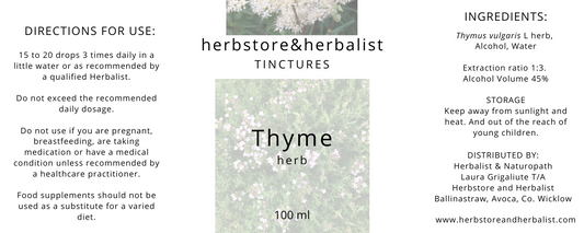 Thyme herb tincture 100ml