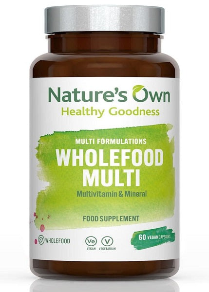 Wholefood Multi: multivitamin & mineral	60 caps