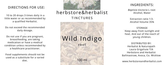 Herbstore and Herbalist Wild indigo root tincture
